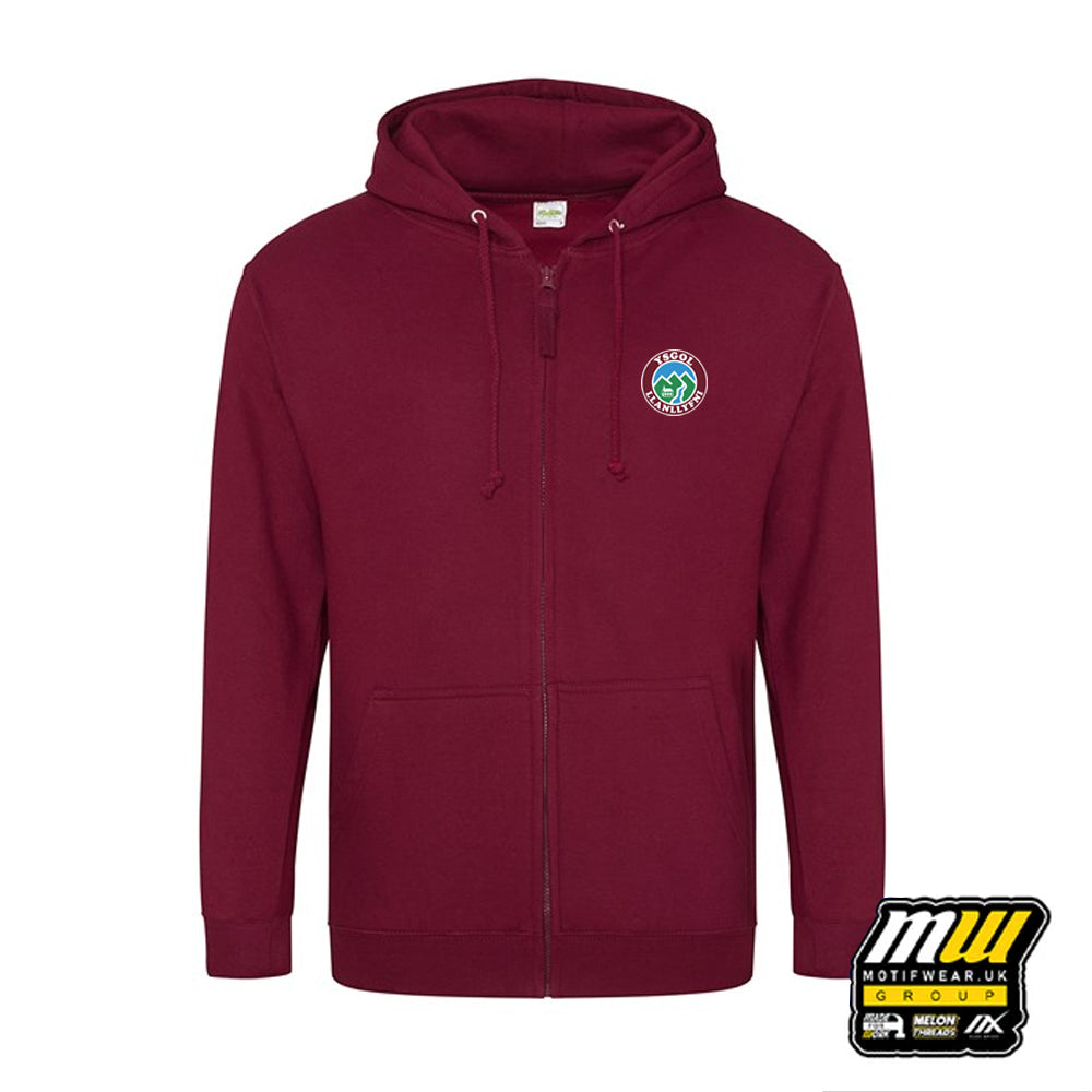 YSGOL LLANLLYFNI ZIP HOODIE