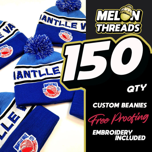 150 CUSTOM KNIT BEANIE